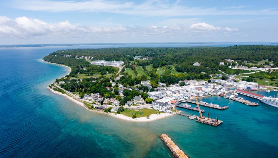 Mackinac beach